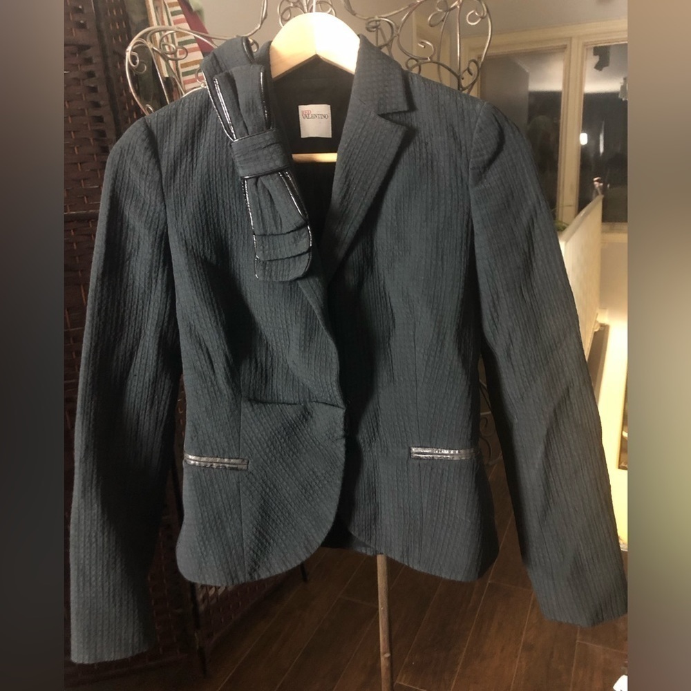 RED VALENTINO Italian Bow Blazer 💞